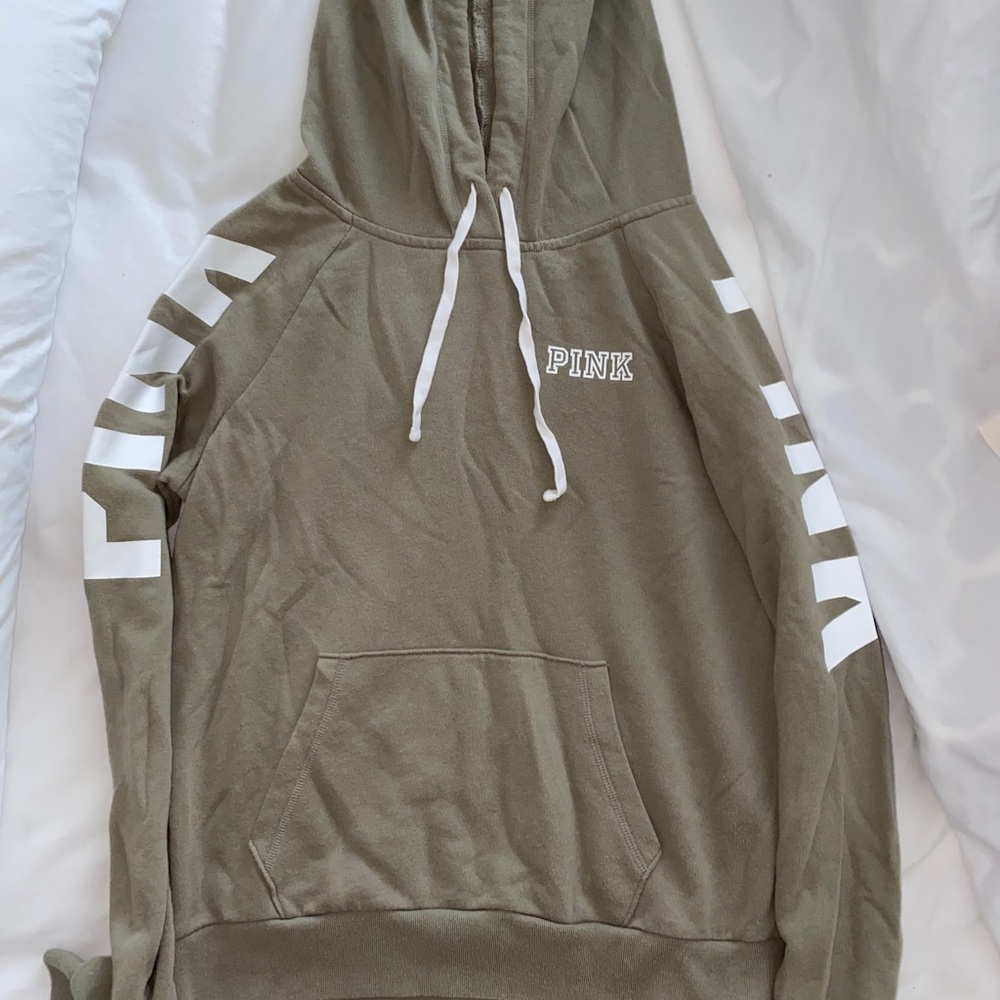 Dark green PINK hoodie